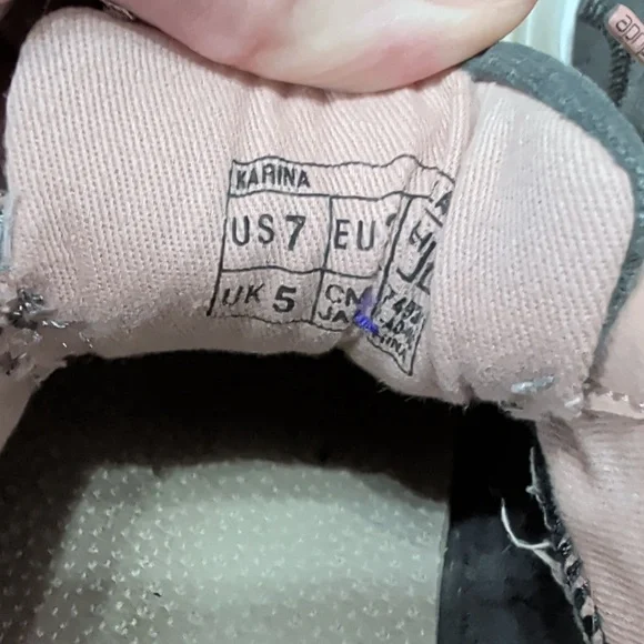 Hey Dude Women's Gray and Pink Shoes - Picture 5 of 5